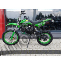 Pitbike 125 cm3 zelený 17"/14"