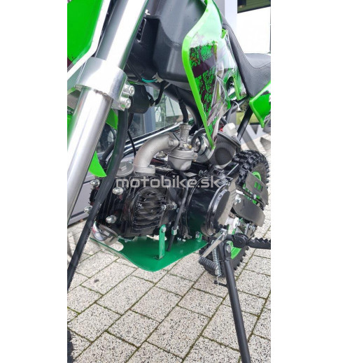 Pitbike 125 cm3 zelený 17"/14"