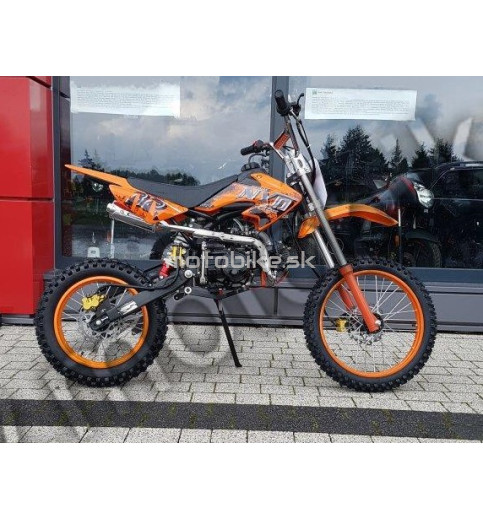 Pitbike 125 cm3 oranžový 17"/14"