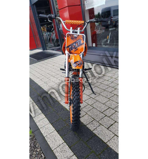 Pitbike 125 cm3 oranžový 17"/14"