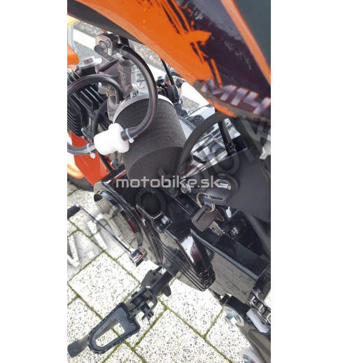 Pitbike 125 cm3 oranžový 17"/14"