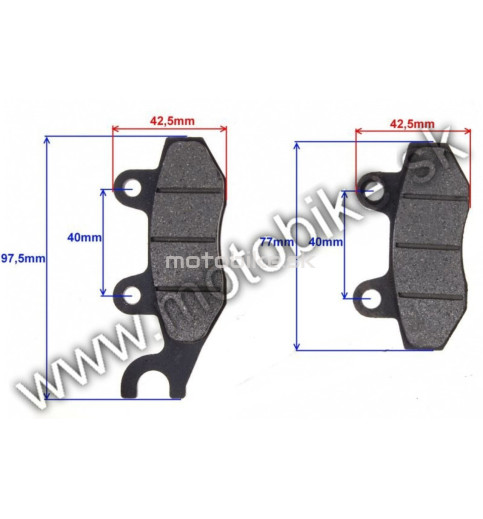 Brzdové obloženie SKÚTER CPI 