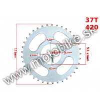 Rozeta na pitbike 420 / 37Z