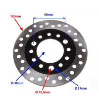 Brzdový kotúč skúter 160mm