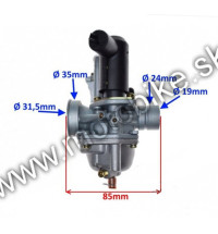 Karburátor na SKÚTER 2T 50cm3