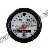 Tachometer rýchlomer SIMSON Ø60mm do 100km/h MZA s logom