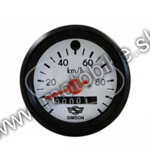 Tachometer rýchlomer SIMSON Ø60mm do 100km/h MZA s logom