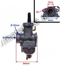 Karburátor na PITBIKE PZ20