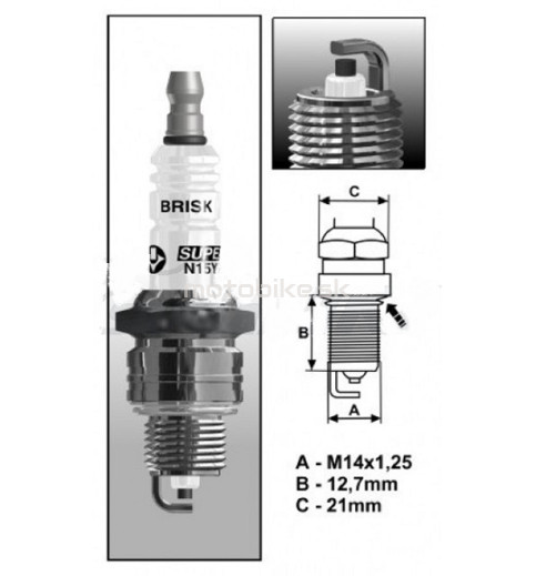 Sviečka na simson BRISK N12YC SUPER