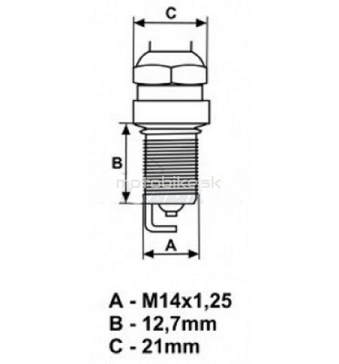 Sviečka na simson BOSCH W5AC SUPER 