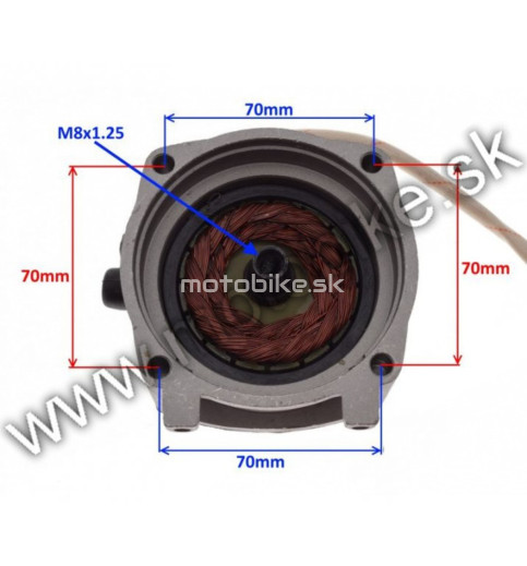 Štartér minibike minicross elektrický