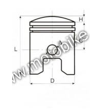 Piest 54 / 14mm Pitbike ATV 