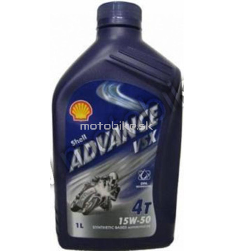 Olej SHELL Advance 4T AX7 15W-50 /VSX/ 1L