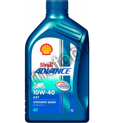 Olej SHELL Advance 4T AX7 10W-40 /VSX/ 1L