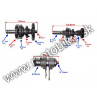Prevodovka ATV 110 125 3+1 s vidličkami