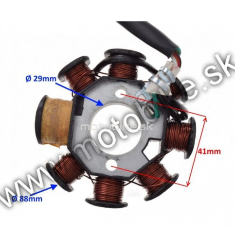 Zapaľovanie ATV 150 GY6 8-cievkové 