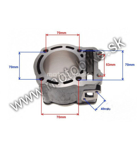 Valec SHINERAY ATV 250 ST-9C 72,00mm 