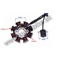 Zapaľovanie SKUTER ATV 125 150 cm3 4T GY6