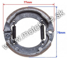 Brzdové čeľuste ATV Skúter 80x20mm