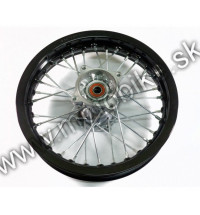 Koleso Pitbike 12" zadné SDG alu čierne - os 15mm