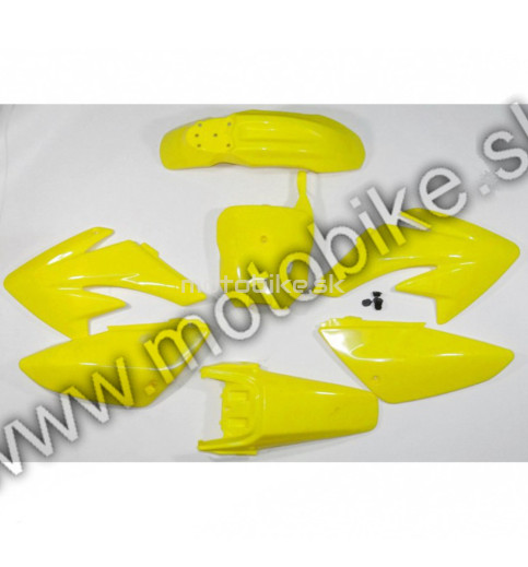 Plasty DirtBike Pitbike 125 250 žlte