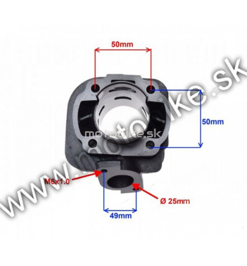 Valec na skúter 70cc 2T čap 10mm