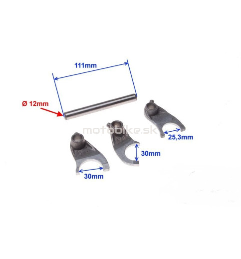 Vidličky do prevodovky ATV 250 STXE